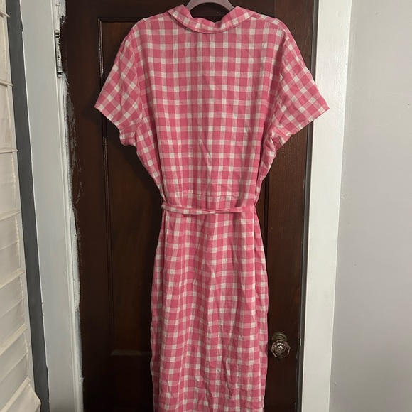 Pink Checkered Dress - Picture 2 of 3